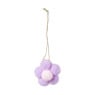 Hanger bloem vilt - lila - ø5.5 cm