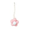 Hanger bloem vilt - roze - ø5.5 cm