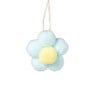 Hanger bloem vilt - lichtblauw - ø5.5 cm