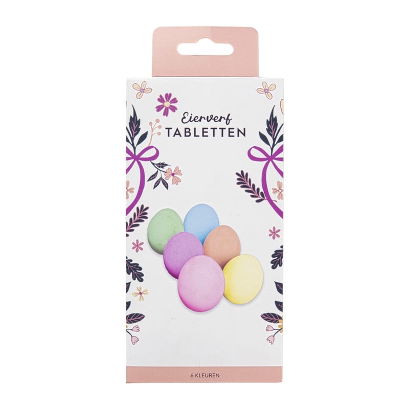 Eierverf tabletten - set van 6