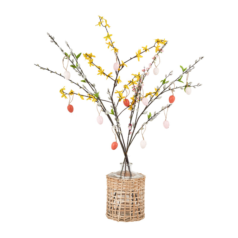 Paaseitjes hangers - set van 12 - roze