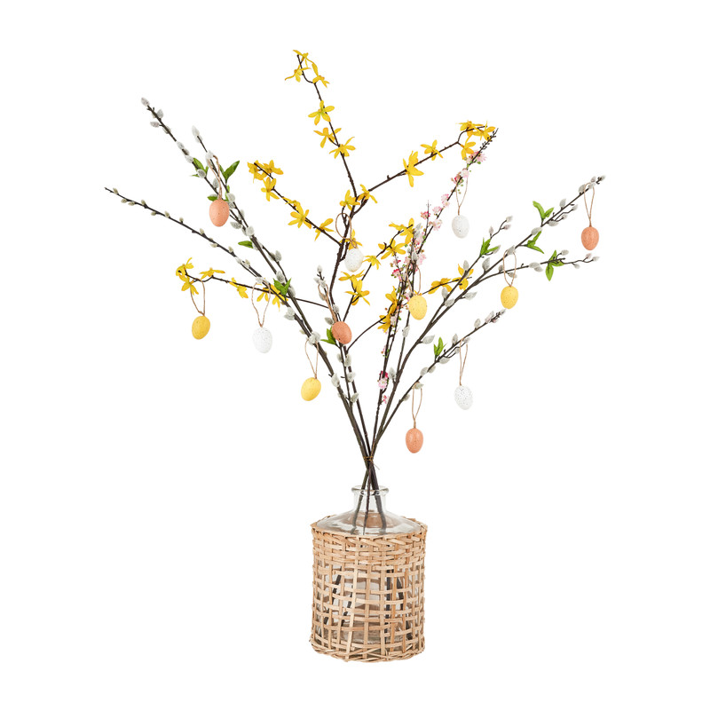 Paaseitjes hangers - set van 12 - geel