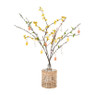 Paaseitjes hangers - set van 12 - geel