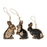 Hanger haasje - set van 3 - 9 cm