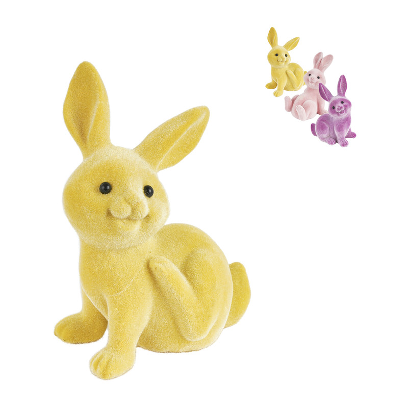 Paashaas - diverse kleuren - 13.5 cm 