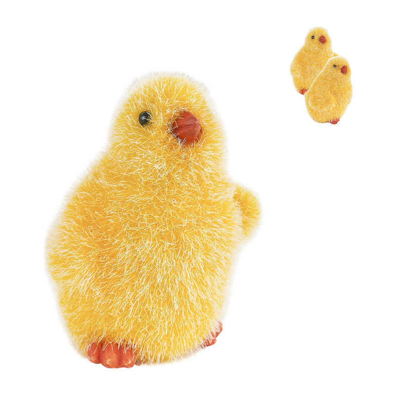 Paaskuiken - diverse varianten - 7.5 cm 