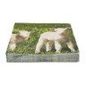 Servetten schaap in het gras  - 16.5x16.5 cm - set van 20