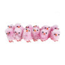Chenille kuikens - roze - 12 stuks