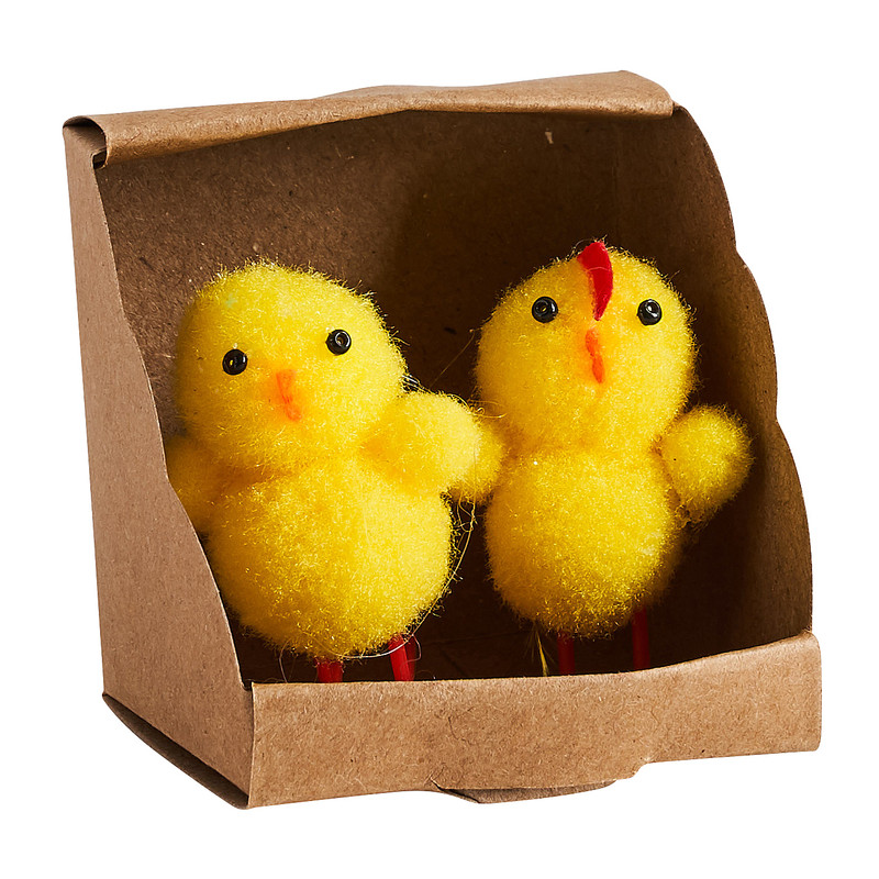 Paasdeco in doosje - diverse soorten - 6x5x6 cm