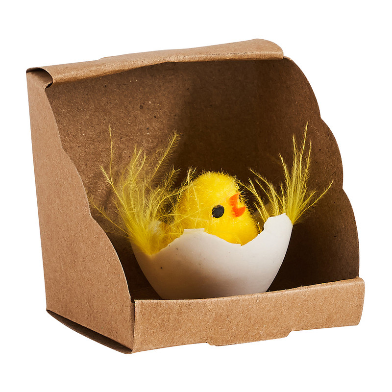 Paasdeco in doosje - diverse soorten - 6x5x6 cm