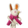 Hanger haasje met sjaal - multikleur - diverse varianten