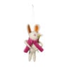 Hanger haasje met sjaal - multikleur - diverse varianten
