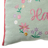 Kussen bloem happy easter - multikleur - 35x50 cm