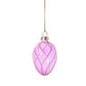 Paashanger streep - roze - ø5x7 cm