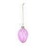Paashanger streep - roze - ø5x7 cm