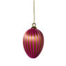 Paashanger ei streep - bruin/roze