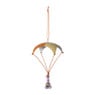Paashanger parachute - oranje - ø7x16cm