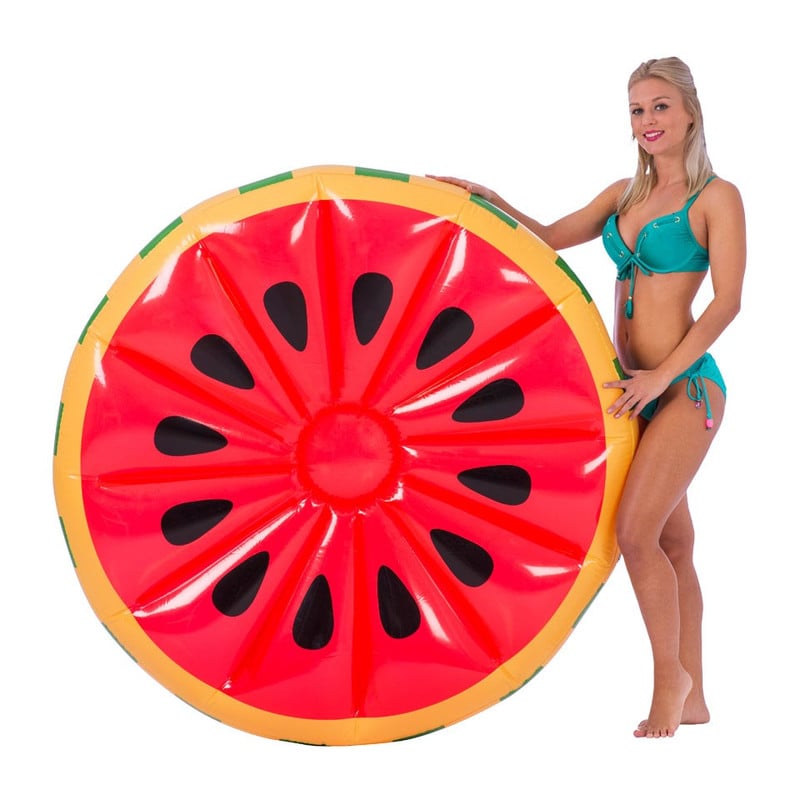 Watermeloen rond opblaasbaar - 143 cm