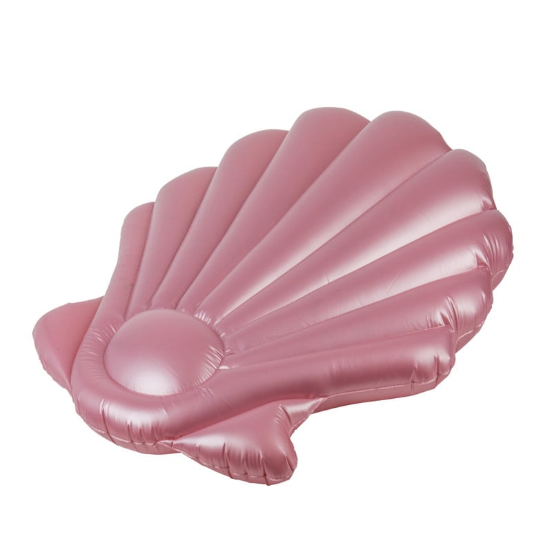 Luchtbed schelp - roze - 160x150 cm