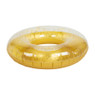 Zwemband ring glitter - goudkleurig - 100 cm