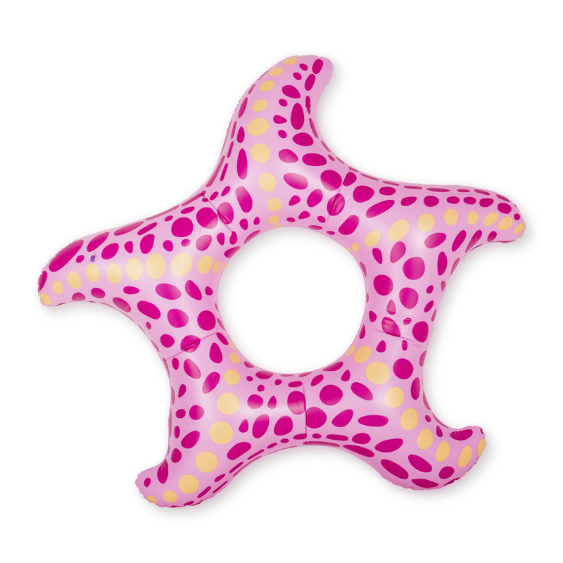 Zwemband zeester - roze - 150 cm