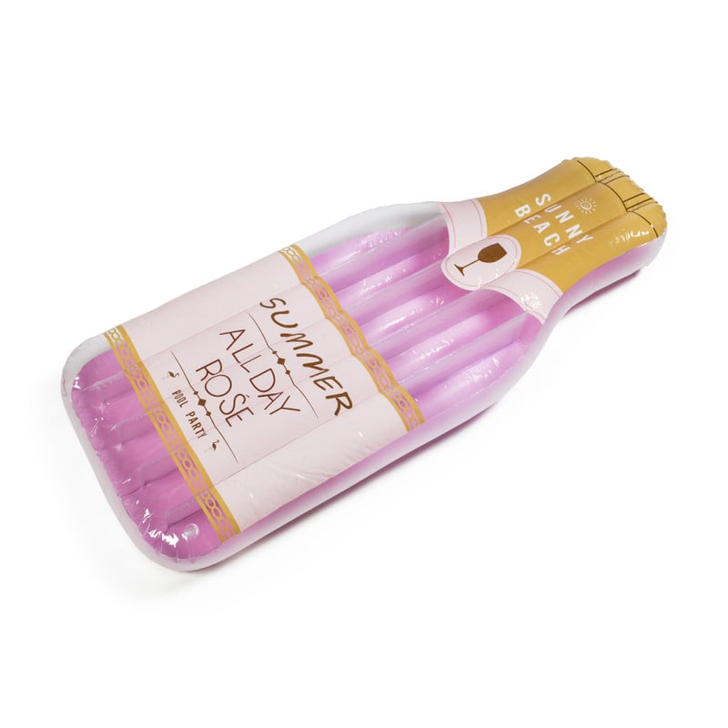 Luchtbed fles rosé - roze - 196x76 cm