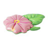 Luchtbed bloem - groen/roze - 190x130 cm