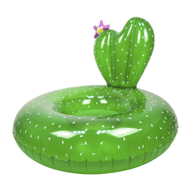Zwemband cactus - groen - ø100x25 cm
