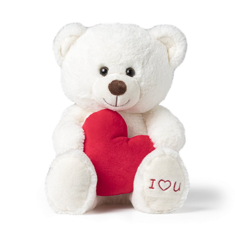 Valentijns knuffelbeertje - diverse soorten - 14x19x25 cm