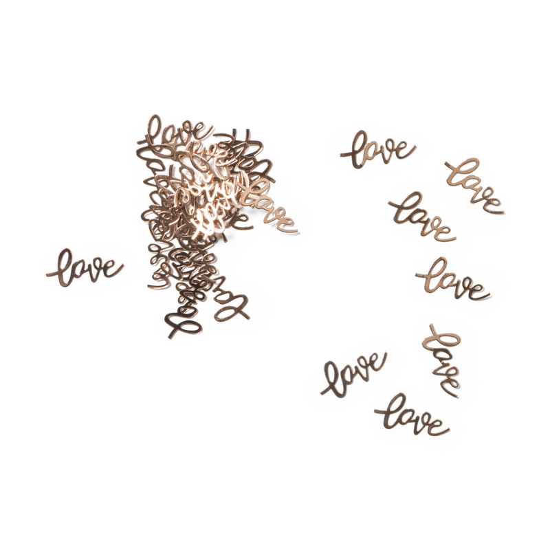 Confetti love - rose goud