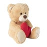 Beer met hart - polyester - 25x19x14 cm