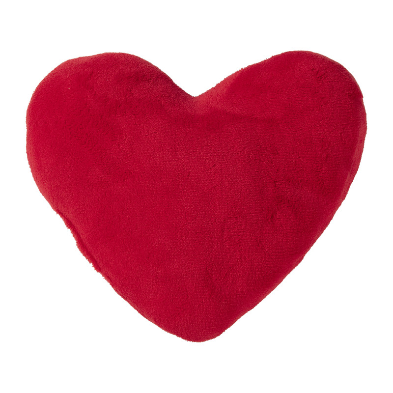 Kussen hart - polyester - 30x30 cm