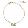 Armband met hartjes - diverse varianten - goud