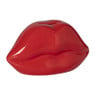 Spaarpot lippen - rood - 8.5x15.8x8 cm