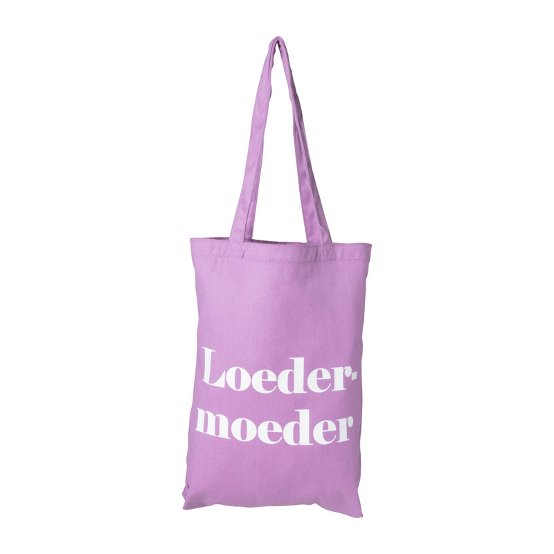 Canvas tas loedermoeder - roze