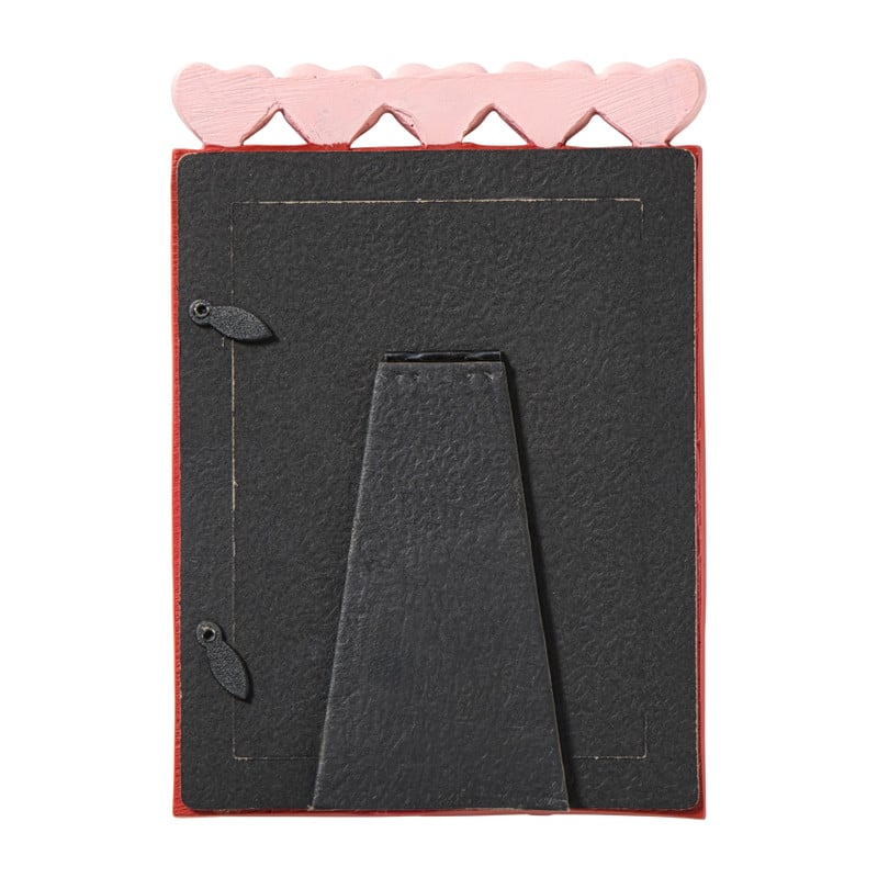 Fotolijst hartjes - roze/rood - 9x12.5 cm