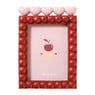 Fotolijst hartjes - roze/rood - 9x12.5 cm