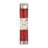 LED kaars hartjes - roze/rood - ø2.2x24 cm - diverse varianten