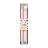 LED kaars hartjes - roze/rood - ø2.2x24 cm - diverse varianten