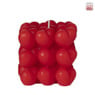 Kaars hartjes - diverse kleuren - 8x8x8 cm