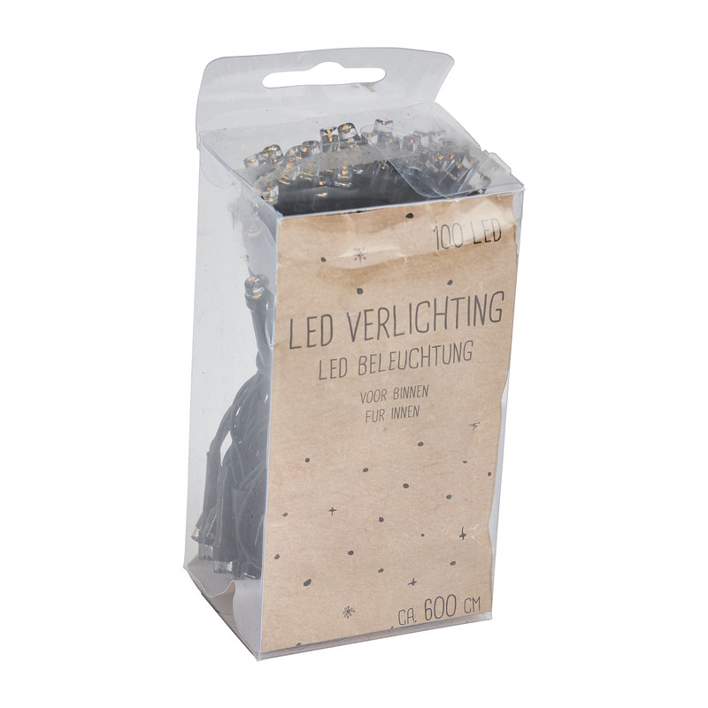 Kerstverlichting LED - 100 lampjes - 600 cm 