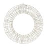 Kerstkrans met LED lampjes - warm wit - ø36 cm