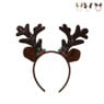 Kerstdiadeem color changing - goudkleurig - 20x2x21 cm