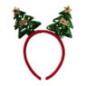 Kerstdiadeem color changing - goudkleurig - 20x2x21 cm