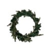 Kerstkrans met LED - groen - ø40x6 cm