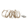 Kerstverlichting glittertak - 30 lampjes - 150 cm 