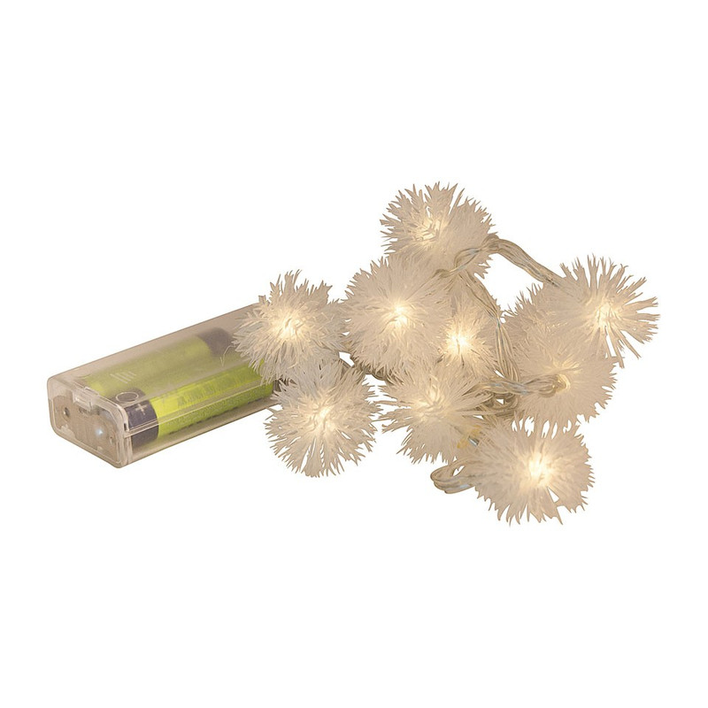LED-verlichting met sneeuwvlokken - 10 lampjes