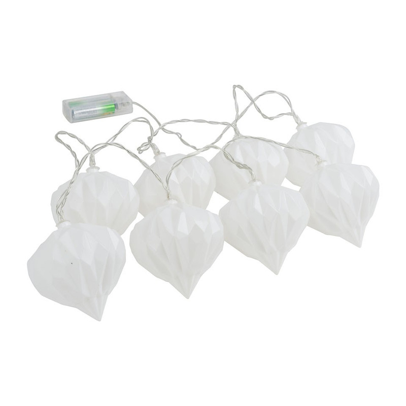 Verlichting met decoratie - diamant - 8 lampjes