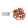 Verlichting met metaal deco - 10 lampjes