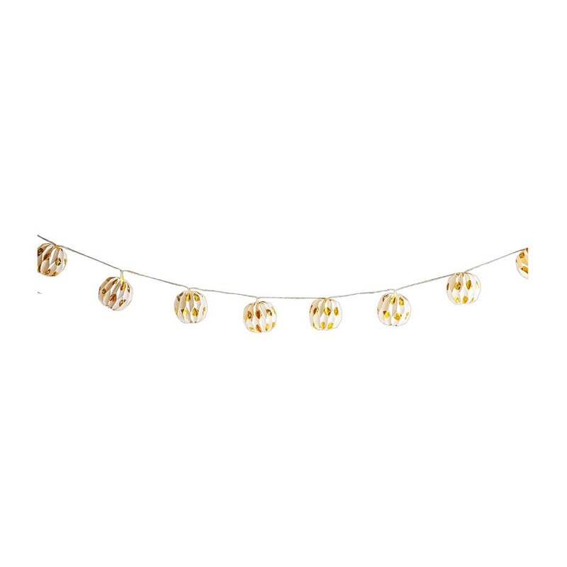 Verlichting met papieren lampionnetjes - 10 lampjes